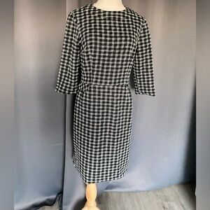 Unique Vintage Black and White Dress